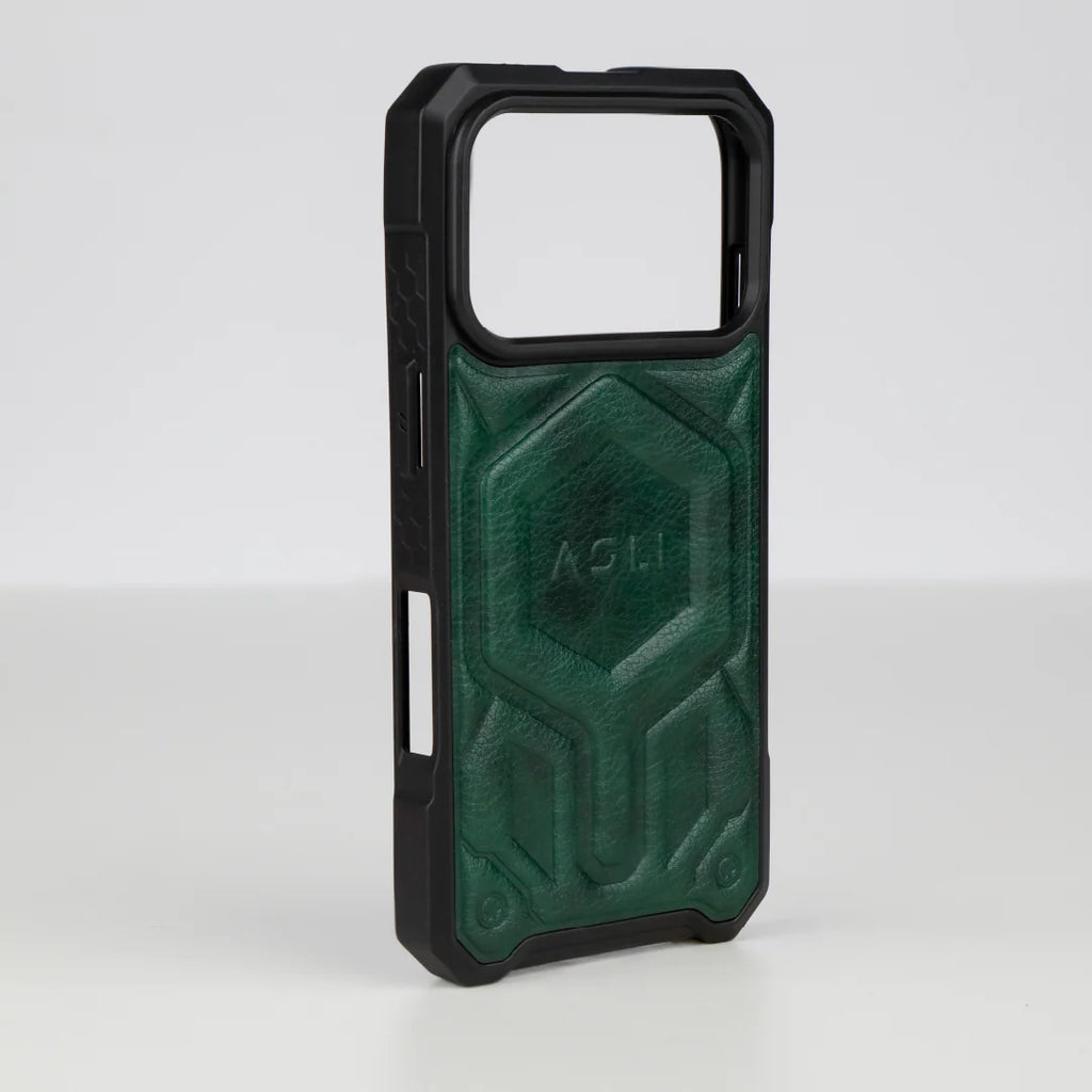 ASLI Leather Hybrid Premium Leather Case With Drop Protection And Heat Dissipation Case For 17 Pro