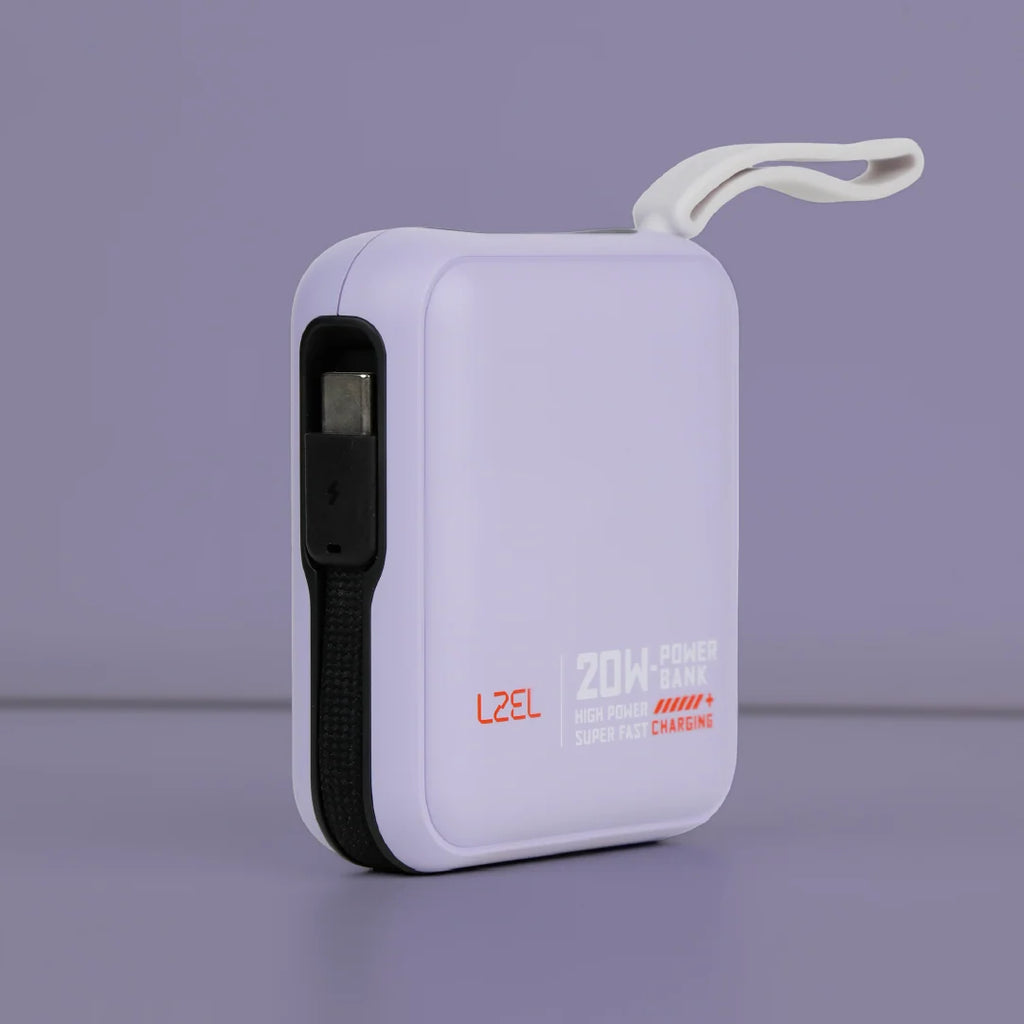 LZEL ZenoFlex Charge Mini 10000mAh PD Power Bank â€“ 20W Output / 18W Input