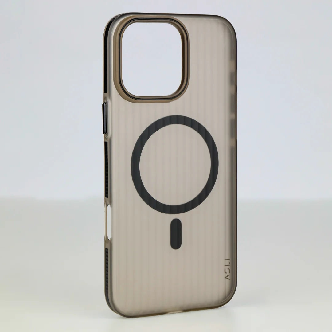 ASLI Corrugatedmag Wave Refined Magsafe Case With Enhanced Camera Protection Case  For iPhone 16 Pro Max