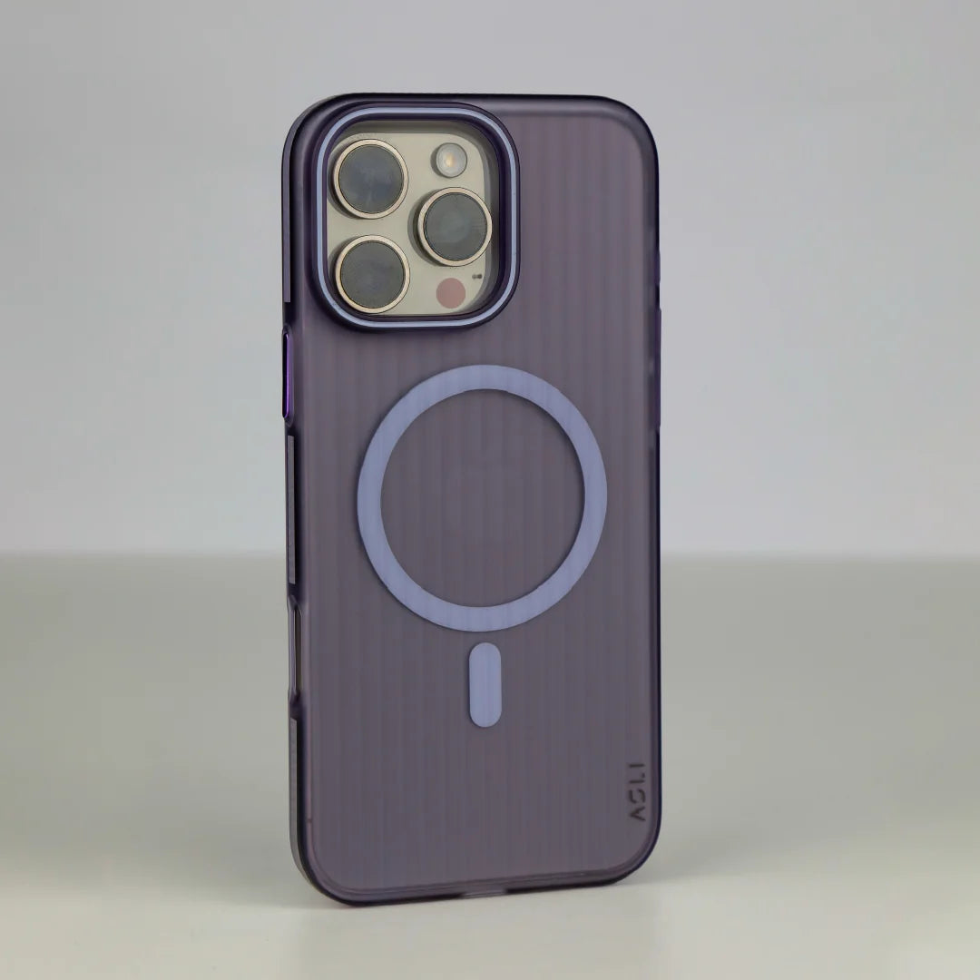 ASLI Corrugatedmag Wave Refined Magsafe Case With Enhanced Camera Protection Case  For iPhone 16 Pro Max