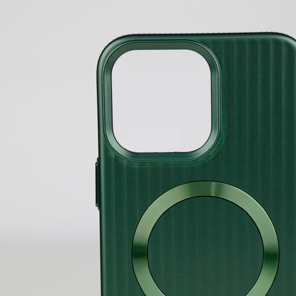 ASLI Corrugared Ridge Premium Metalic Case With Enhanced Camera Protection Case For iPhone 16 Pro Max