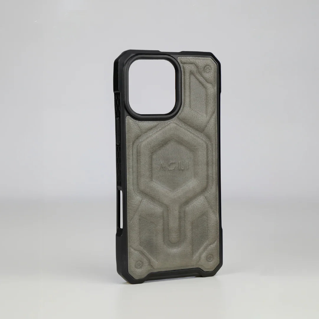 ASLI Leather Hybrid Premium Leather Case With Drop Protection And Heat Dissipation Case For 16 Pro Max