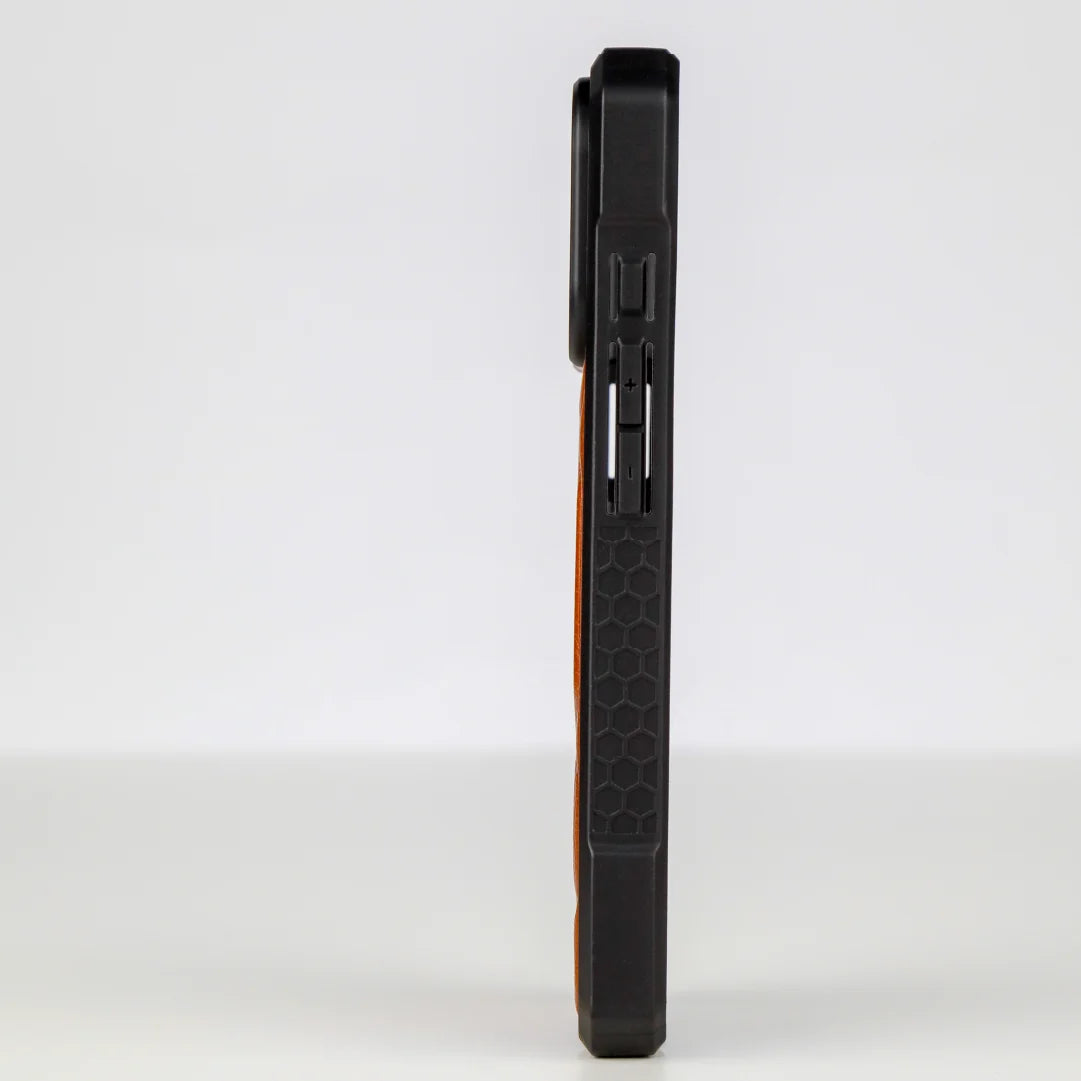 ASLI Leather Hybrid Premium Leather Case With Drop Protection And Heat Dissipation Case For 17 Pro
