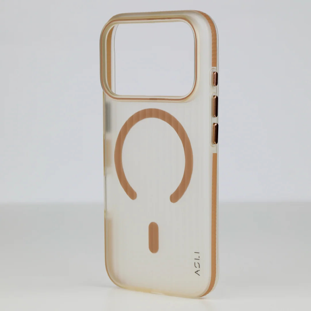 ASLI Corrugatedmag Wave Refined Magsafe Case With Enhanced Camera Protection Case For iPhone 17 Pro Max