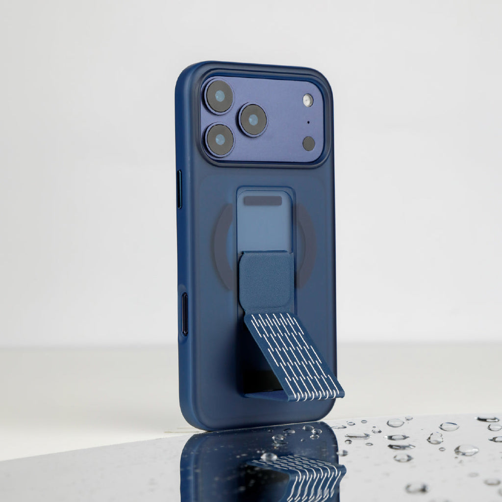 LZEL Mattemag Kickstand Matte Strap Magsafe Case With Enhanced Edge Protection Case For iPhone 17 Pro