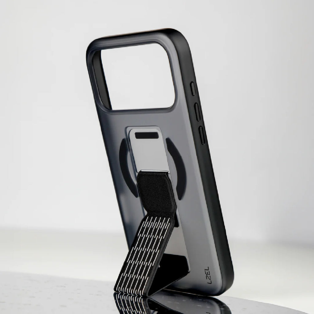 LZEL Mattemag Kickstand Matte Strap Magsafe Case With Enhanced Edge Protection Case For iPhone 17 Pro Max