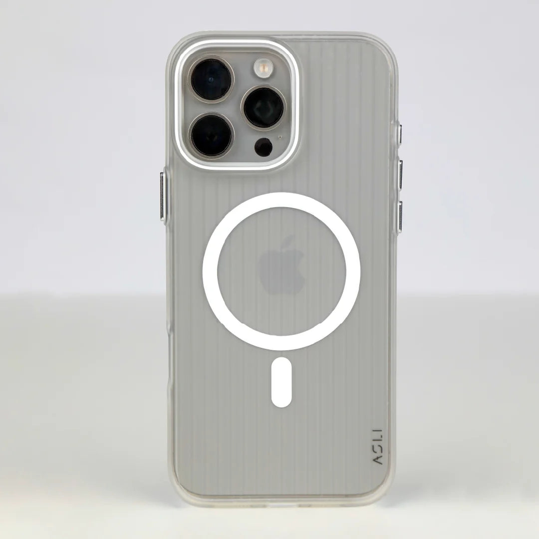 ASLI Corrugatedmag Wave Refined Magsafe Case With Enhanced Camera Protection Case  For iPhone 16 Pro Max