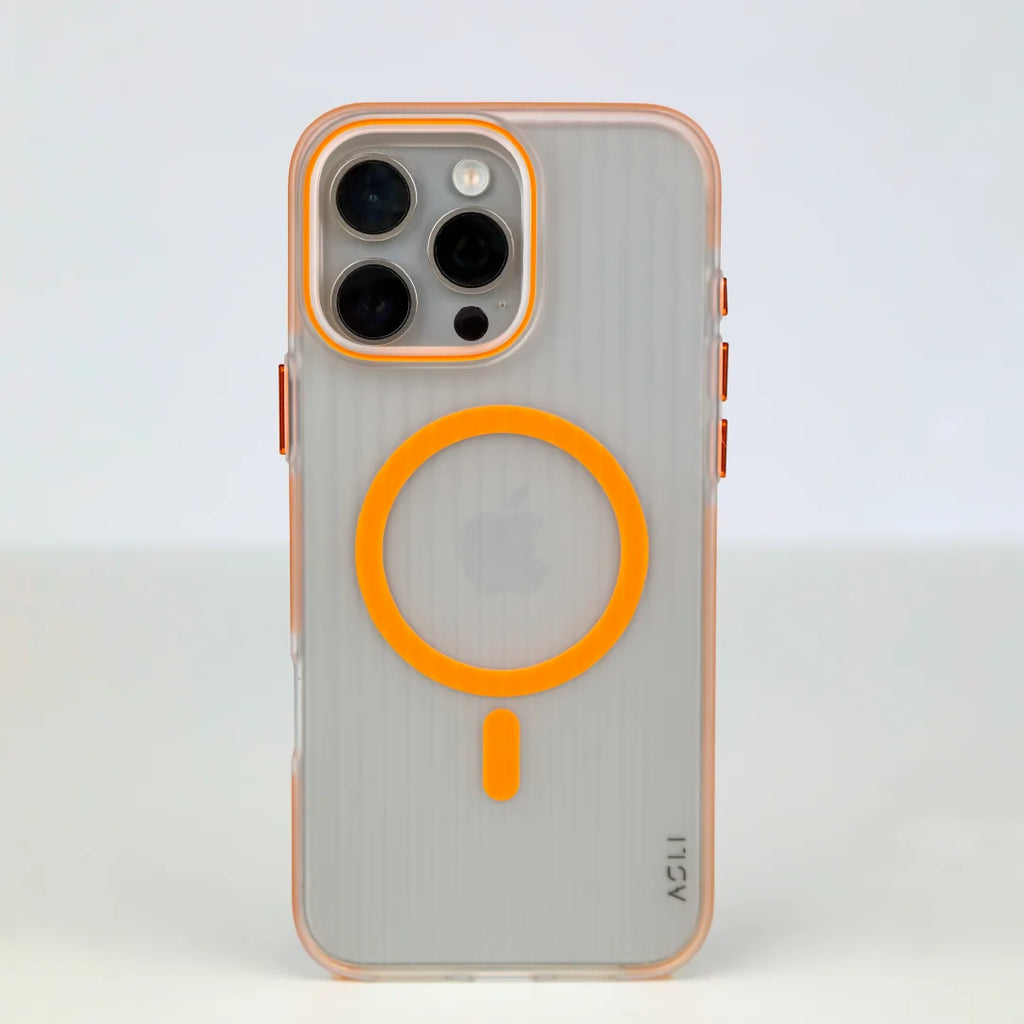 ASLI Corrugatedmag Wave Refined Magsafe Case With Enhanced Camera Protection Case  For iPhone 16 Pro Max