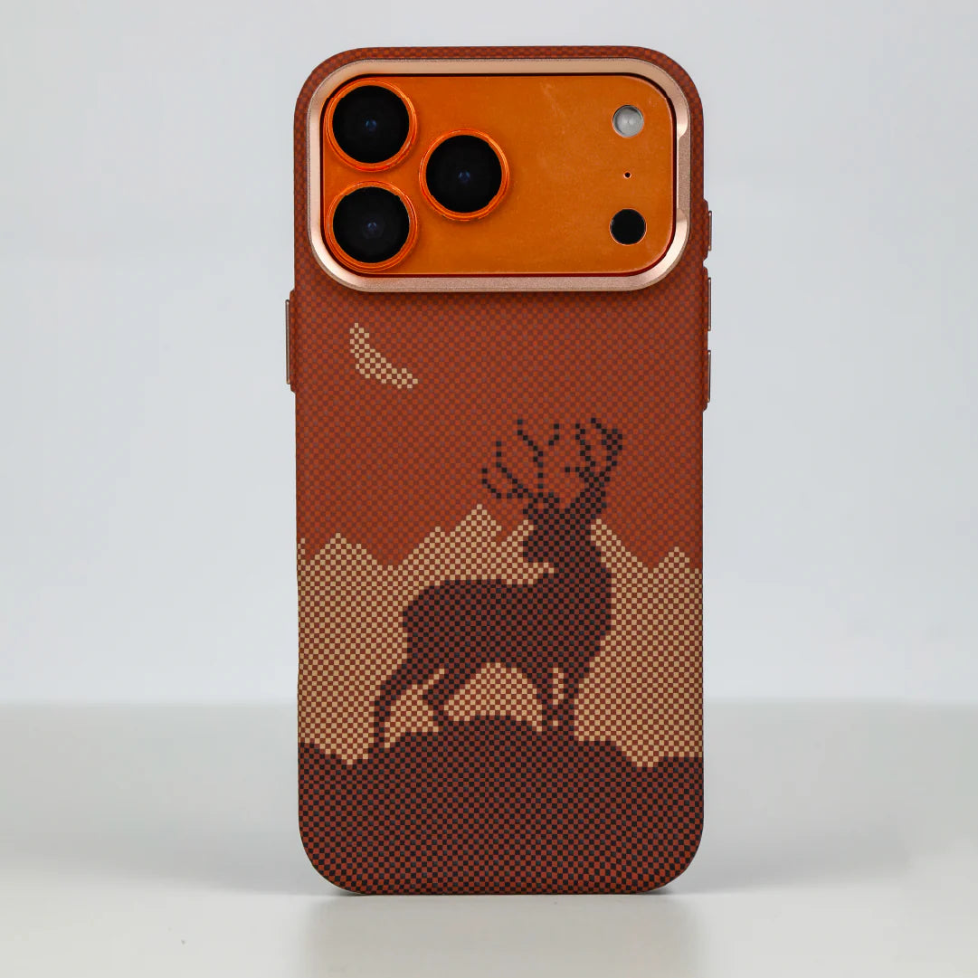 LZEL MagCarbon Deer Cover for iPhone 17 Pro Max