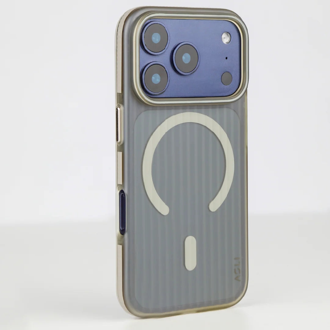 ASLI Corrugatedmag Wave Refined Magsafe Case With Enhanced Camera Protection Case For iPhone 17 Pro