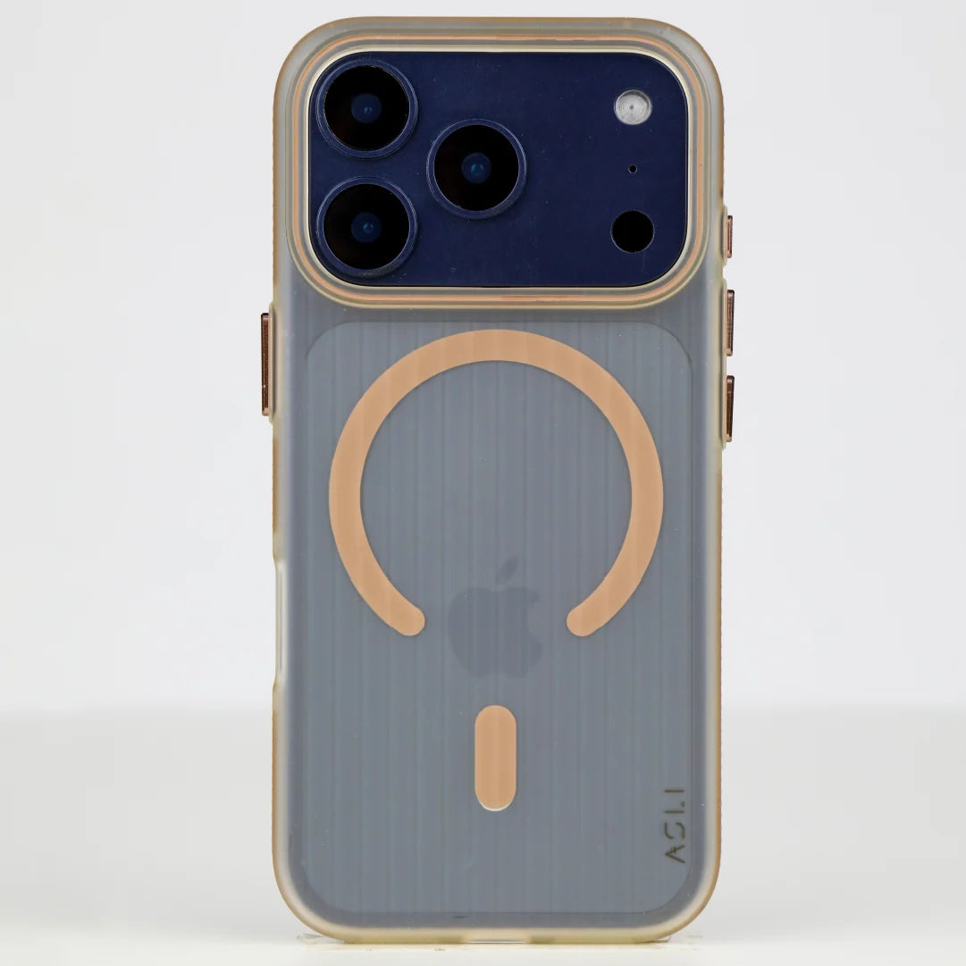 ASLI Corrugatedmag Wave Refined Magsafe Case With Enhanced Camera Protection Case For iPhone 17 Pro Max