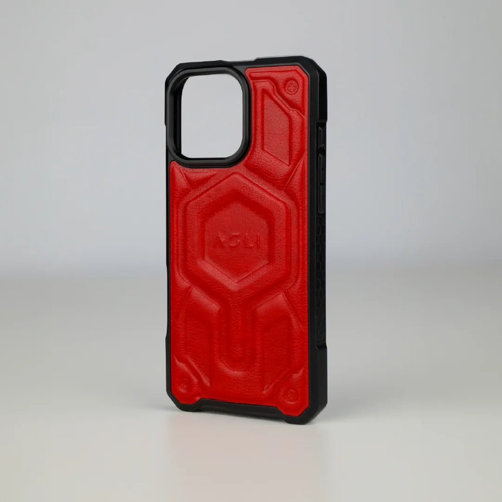 ASLI Leather Hybrid Premium Leather Case With Drop Protection And Heat Dissipation Case For 16 Pro Max