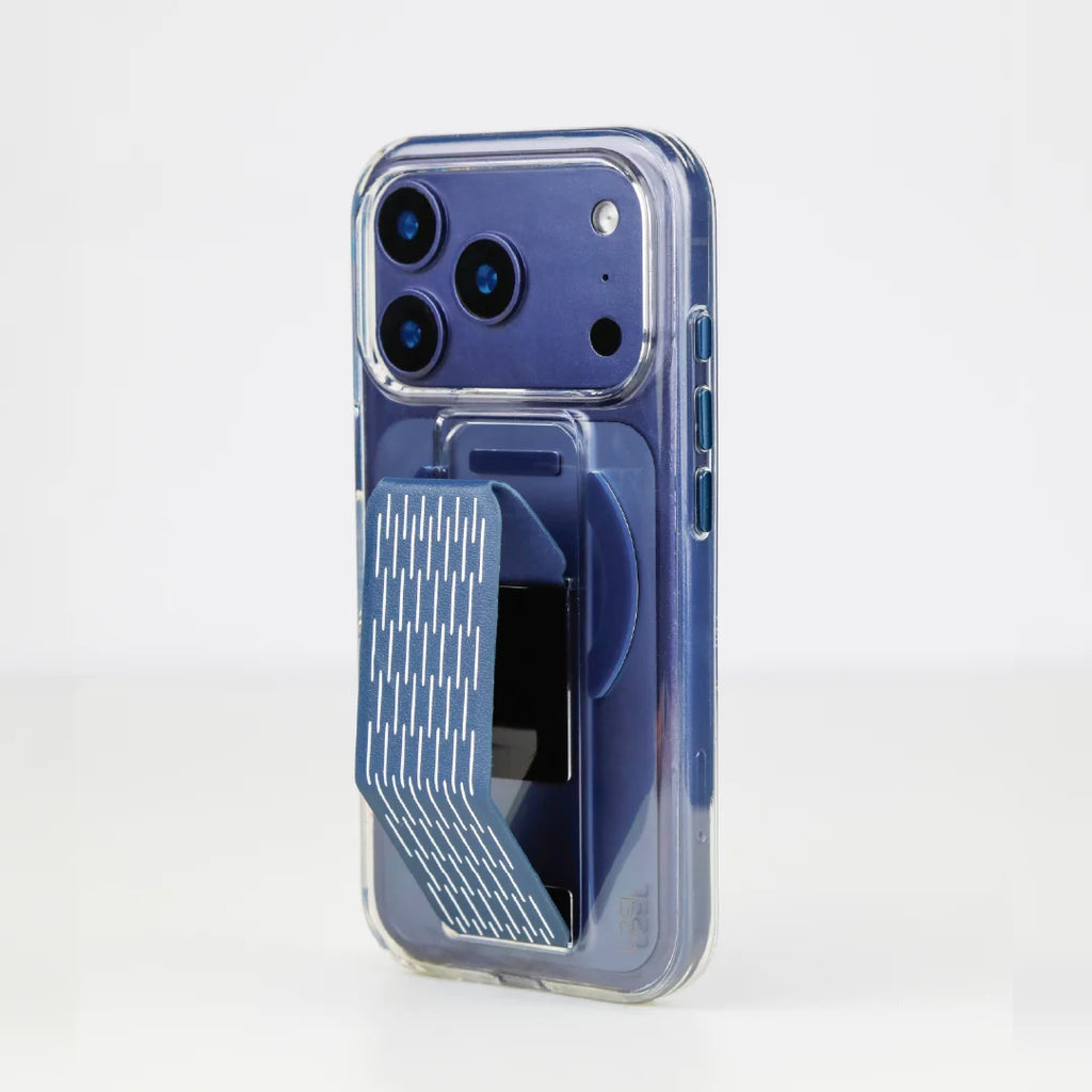 LZEL Clearmag Kickstand Clear Strap Magsafe With Enhanced Edge Protection Case For iPhone 17 Pro