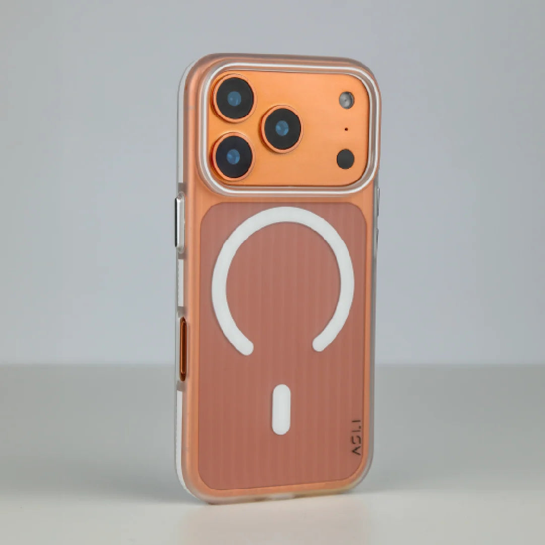 ASLI Corrugatedmag Wave Refined Magsafe Case With Enhanced Camera Protection Case For iPhone 17 Pro