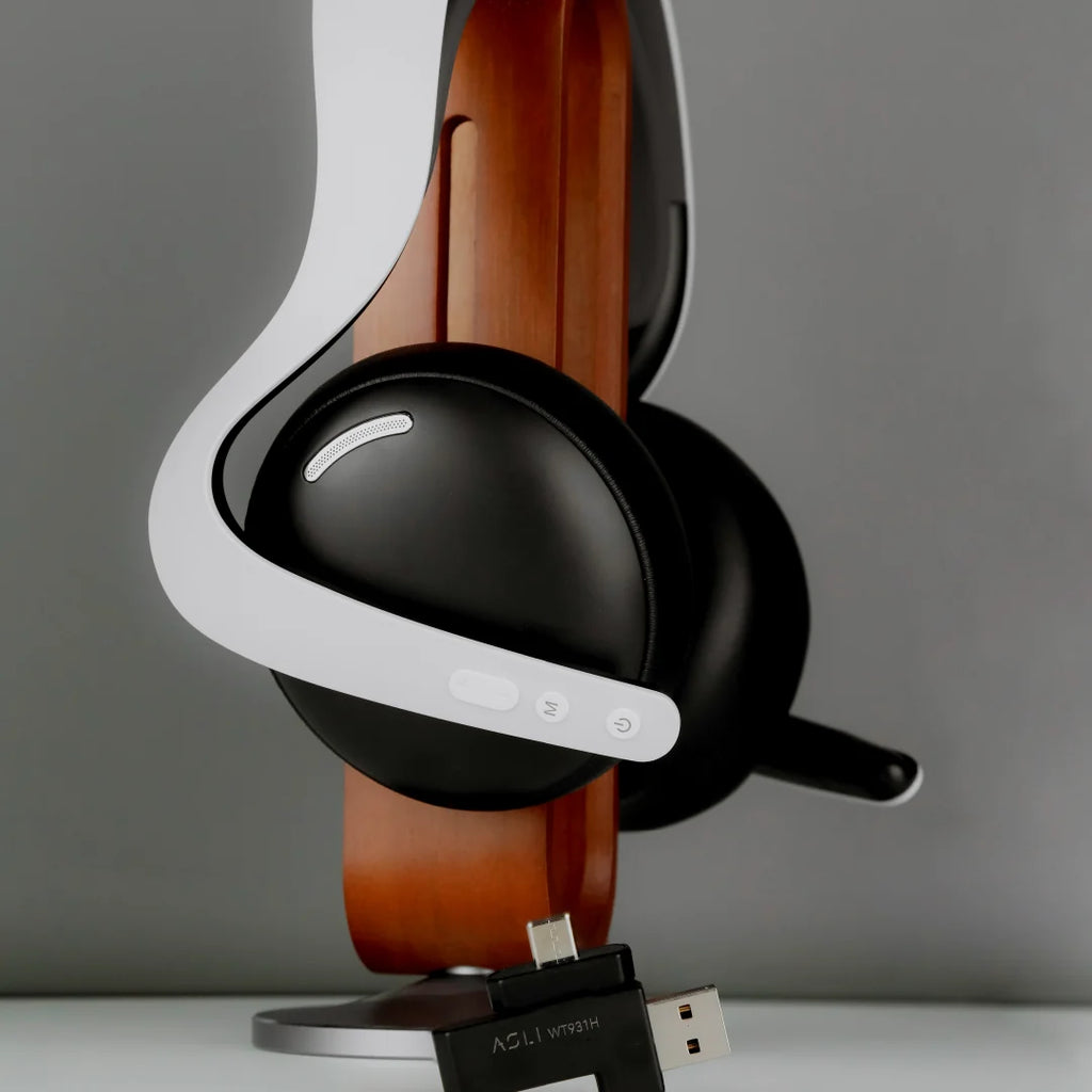 Asli Global Wavetune Series High-Performance 2.4G Wireless Tri-Mode Gaming Headset