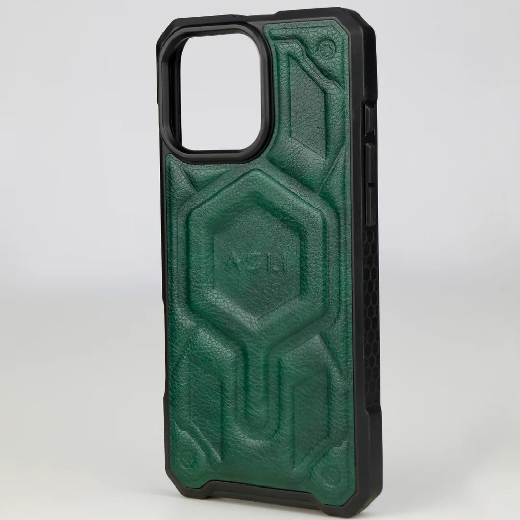 ASLI Leather Hybrid Premium Leather Case With Drop Protection And Heat Dissipation Case For 16 Pro