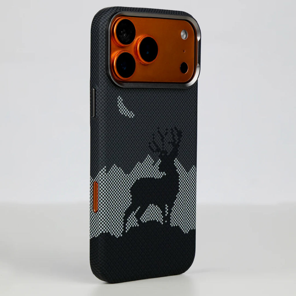 LZEL MagCarbon Deer Cover for iPhone 17 Pro Max