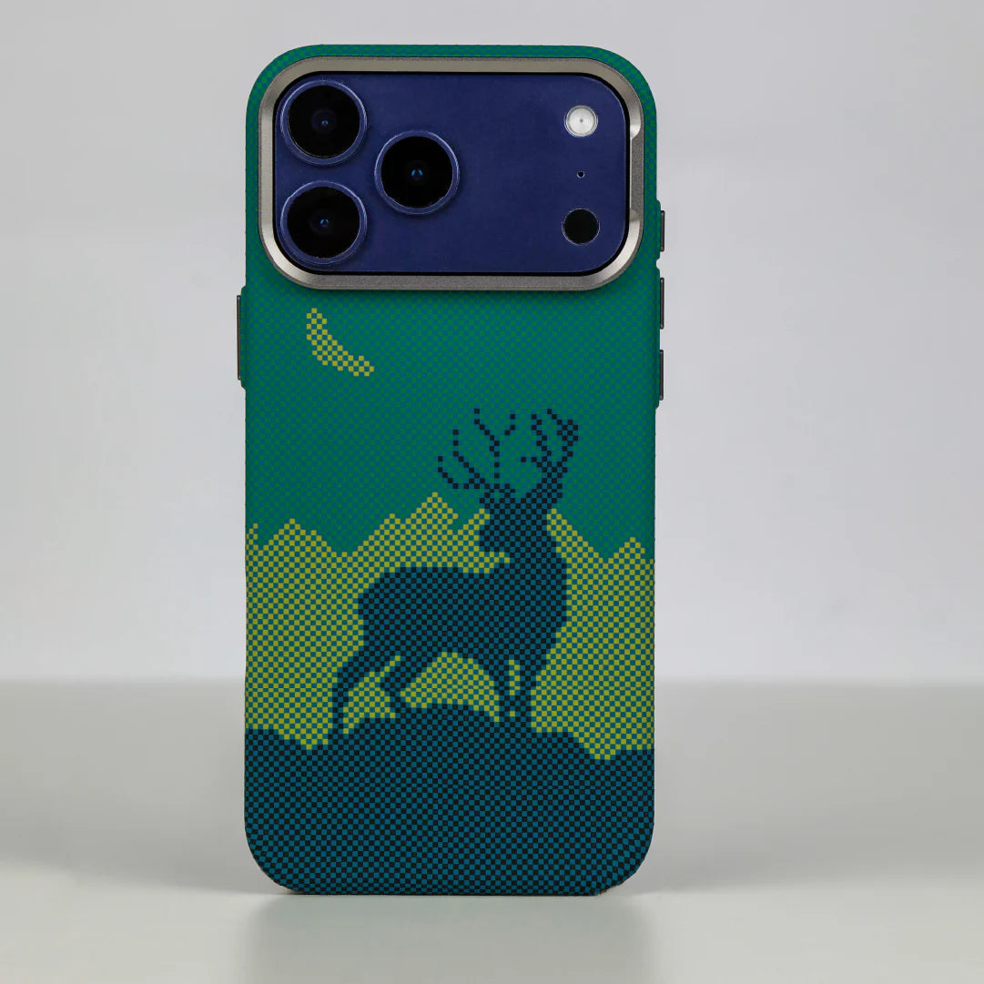 LZEL MagCarbon Deer Cover for iPhone 17 Pro Max