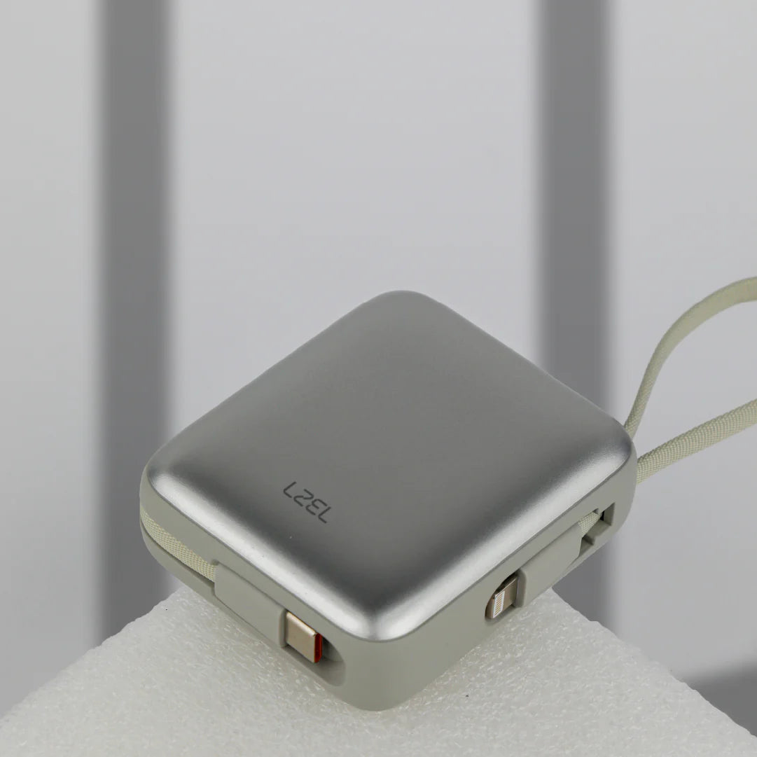 LZEL Neurode Sync Mini 10000Mah  Pd3.0 & Qc 3.0 | 22.5W | Built-In Type-C & Lighting Power Bank