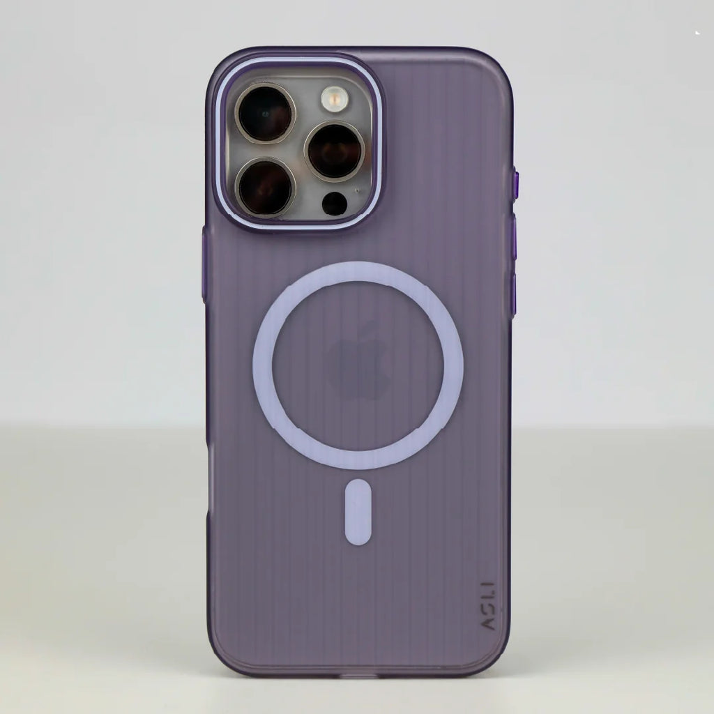 ASLI Corrugatedmag Wave Refined Magsafe Case With Enhanced Camera Protection Case  For iPhone 16 Pro Max