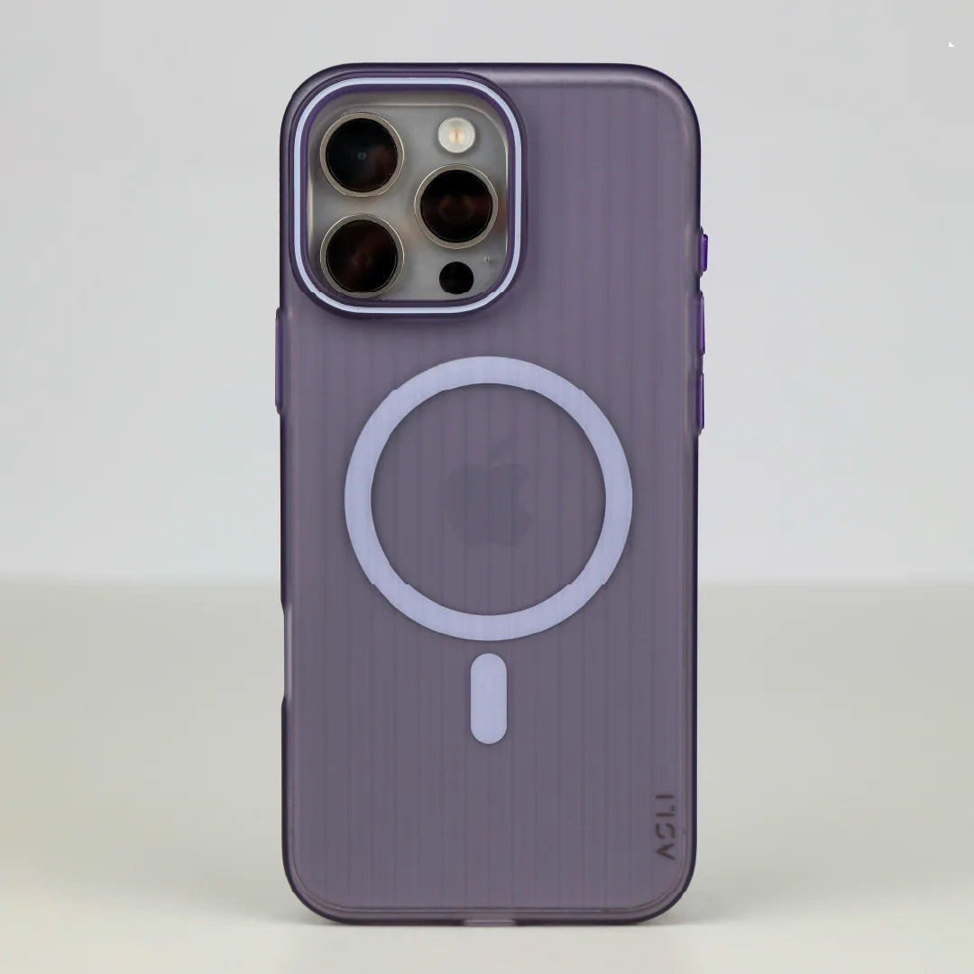 ASLI Corrugatedmag Wave Refined Magsafe Case With Enhanced Camera Protection Case  For iPhone 16 Pro Max
