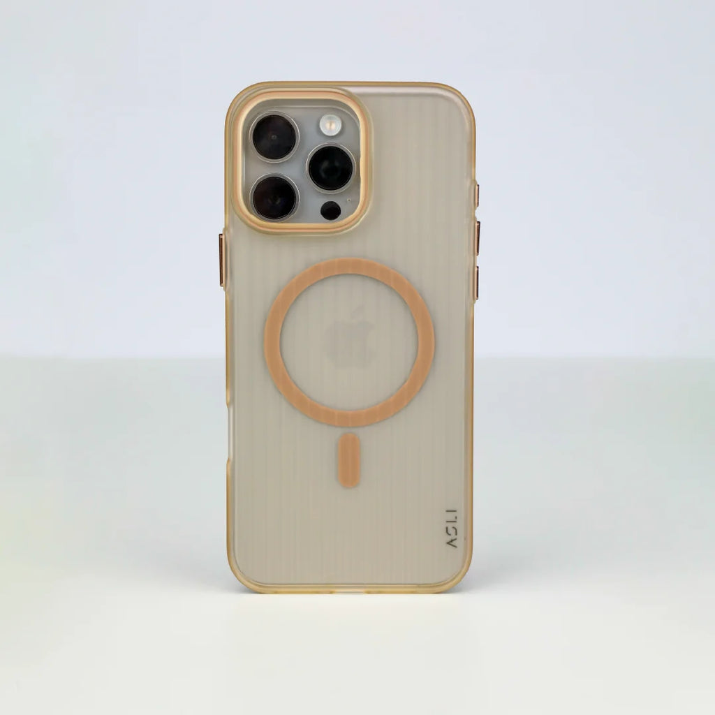 ASLI Corrugatedmag Wave Refined Magsafe Case With Enhanced Camera Protection Case  For iPhone 16 Pro Max