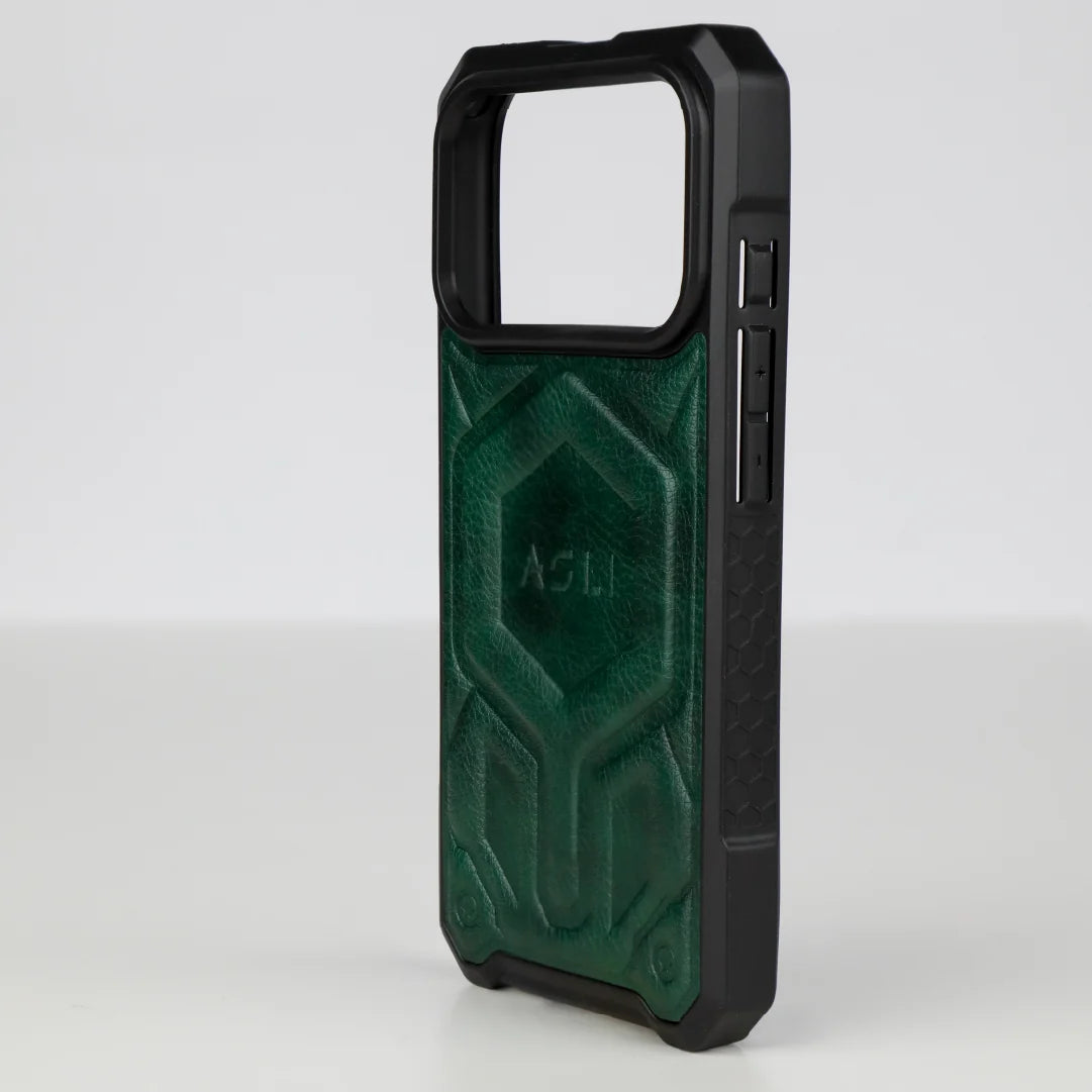 ASLI Leather Hybrid Premium Leather Case With Drop Protection And Heat Dissipation Case For 17 Pro Max