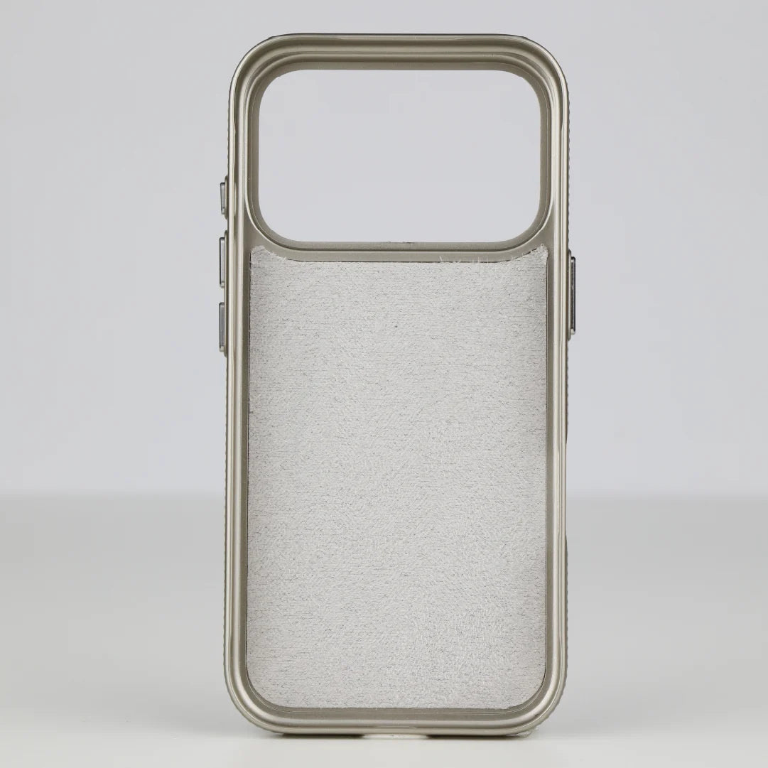 ASLI Corrugared Ridge Premium Metalic Case With Enhanced Camera Protection Case For iPhone 17 Pro