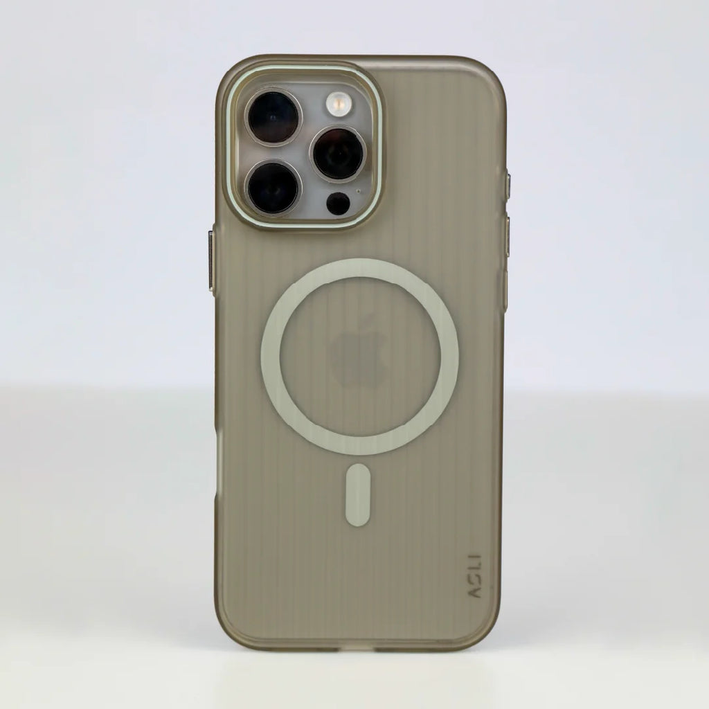 ASLI Corrugatedmag Wave Refined Magsafe Case With Enhanced Camera Protection Case  For iPhone 16 Pro Max