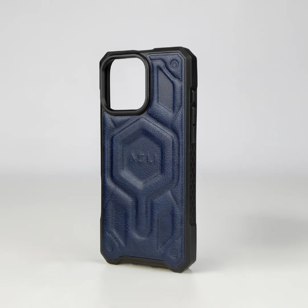 ASLI Leather Hybrid Premium Leather Case With Drop Protection And Heat Dissipation Case For 16 Pro Max