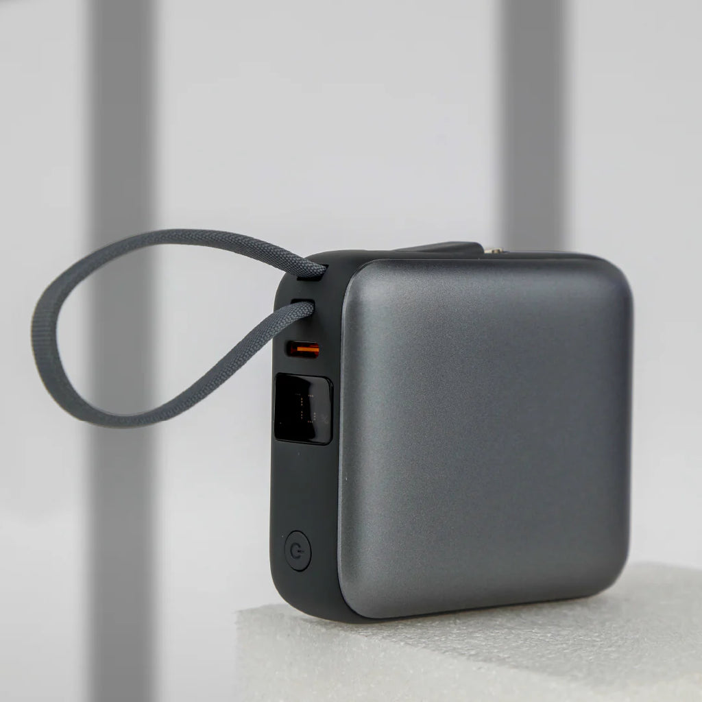 LZEL Neurode Sync Mini 10000Mah  Pd3.0 & Qc 3.0 | 22.5W | Built-In Type-C & Lighting Power Bank
