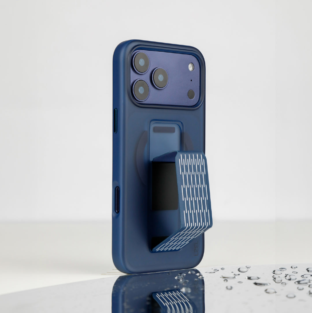 LZEL Mattemag Kickstand Matte Strap Magsafe Case With Enhanced Edge Protection Case For iPhone 17 Pro