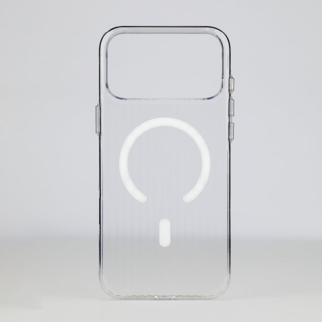 LZEL Magclear Stripe Case for iPhone 17 Pro | Clear