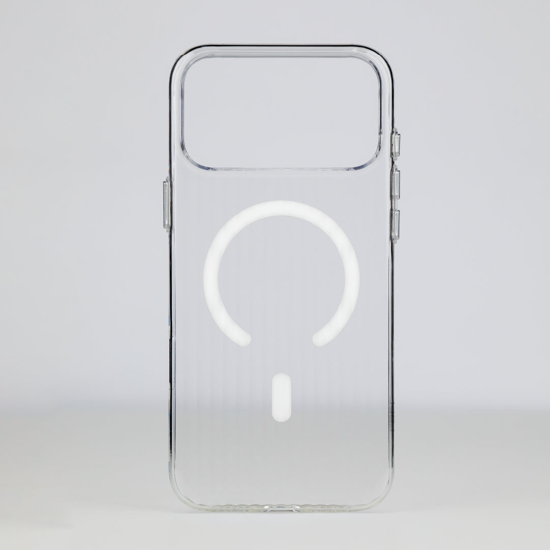 LZEL Magclear Stripe Case for iPhone 17 Pro | Clear