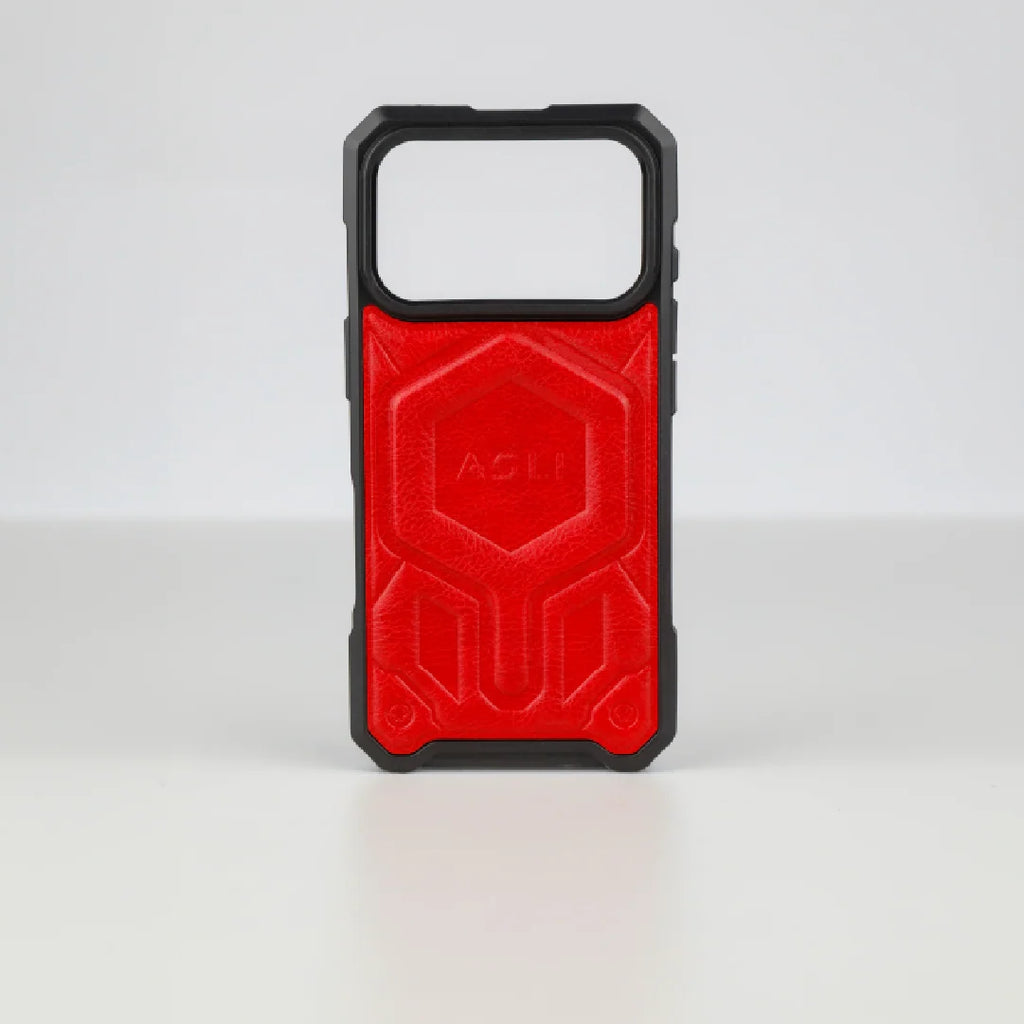 ASLI Leather Hybrid Premium Leather Case With Drop Protection And Heat Dissipation Case For 17 Pro