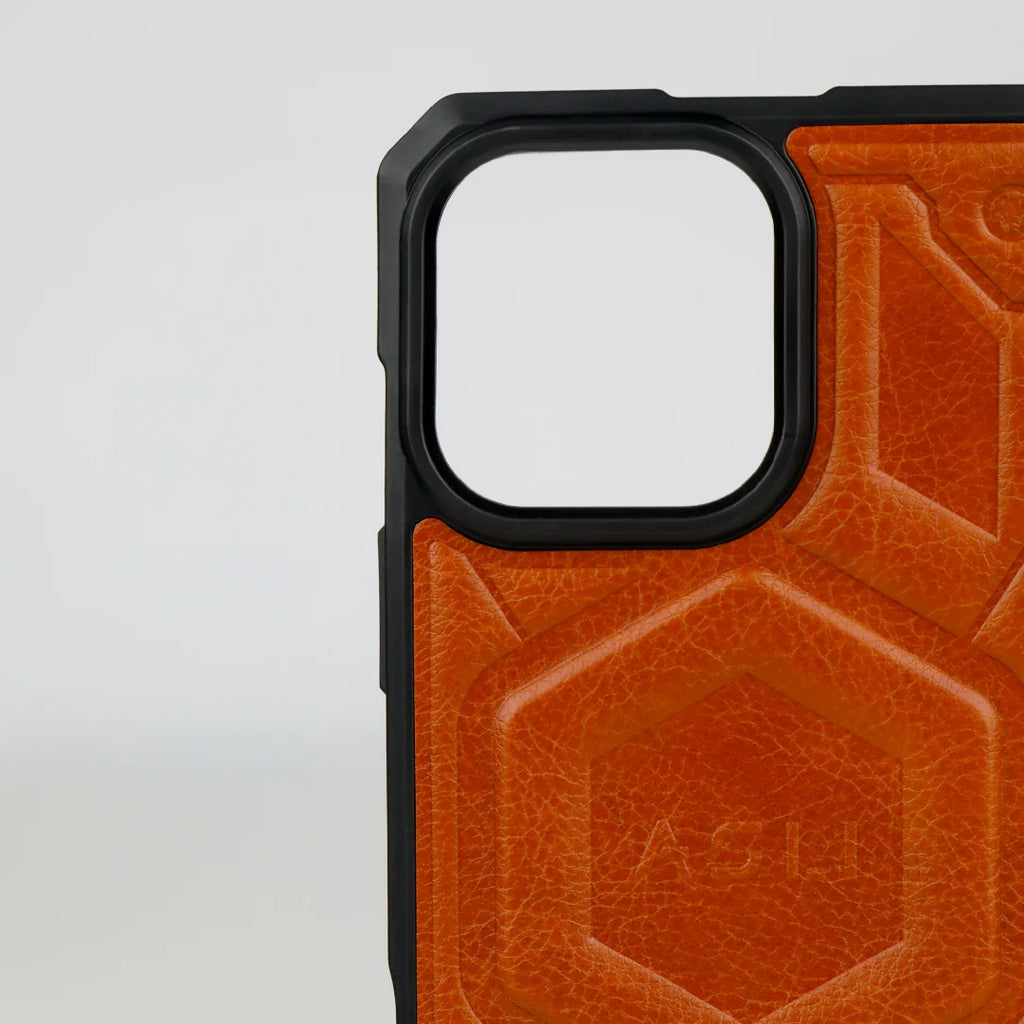 ASLI Leather Hybrid Premium Leather Case With Drop Protection And Heat Dissipation Case For 16 Pro Max