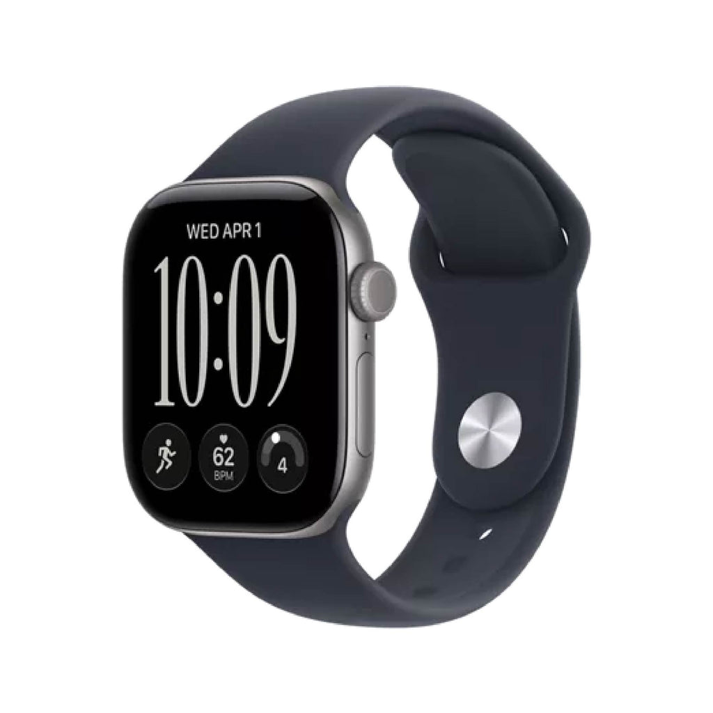 Apple Watch Series 12 – GPS – 42mm – Space Grey with Navy Blue Sport Band - S/M