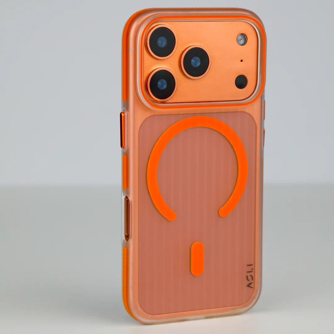ASLI Corrugatedmag Wave Refined Magsafe Case With Enhanced Camera Protection Case For iPhone 17 Pro