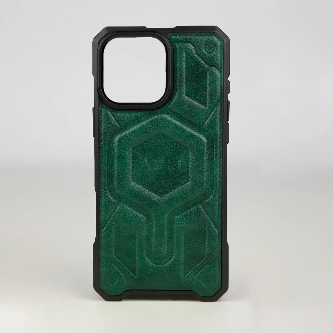 ASLI Leather Hybrid Premium Leather Case With Drop Protection And Heat Dissipation Case For 16 Pro Max