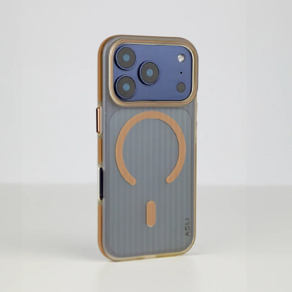 ASLI Corrugatedmag Wave Refined Magsafe Case With Enhanced Camera Protection Case For iPhone 17 Pro Max