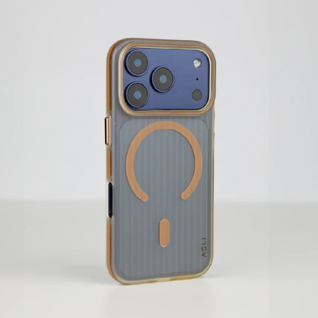ASLI Corrugatedmag Wave Refined Magsafe Case With Enhanced Camera Protection Case For iPhone 17 Pro Max