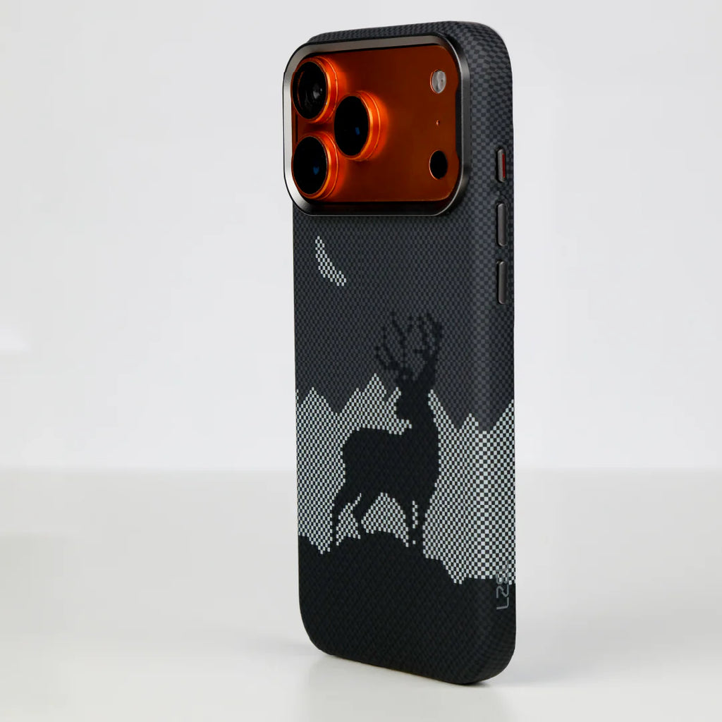LZEL MagCarbon Deer Cover for iPhone 17 Pro Max