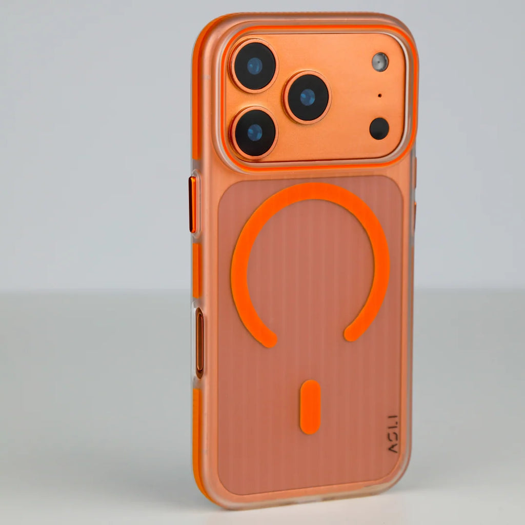 ASLI Corrugatedmag Wave Refined Magsafe Case With Enhanced Camera Protection Case For iPhone 17 Pro Max