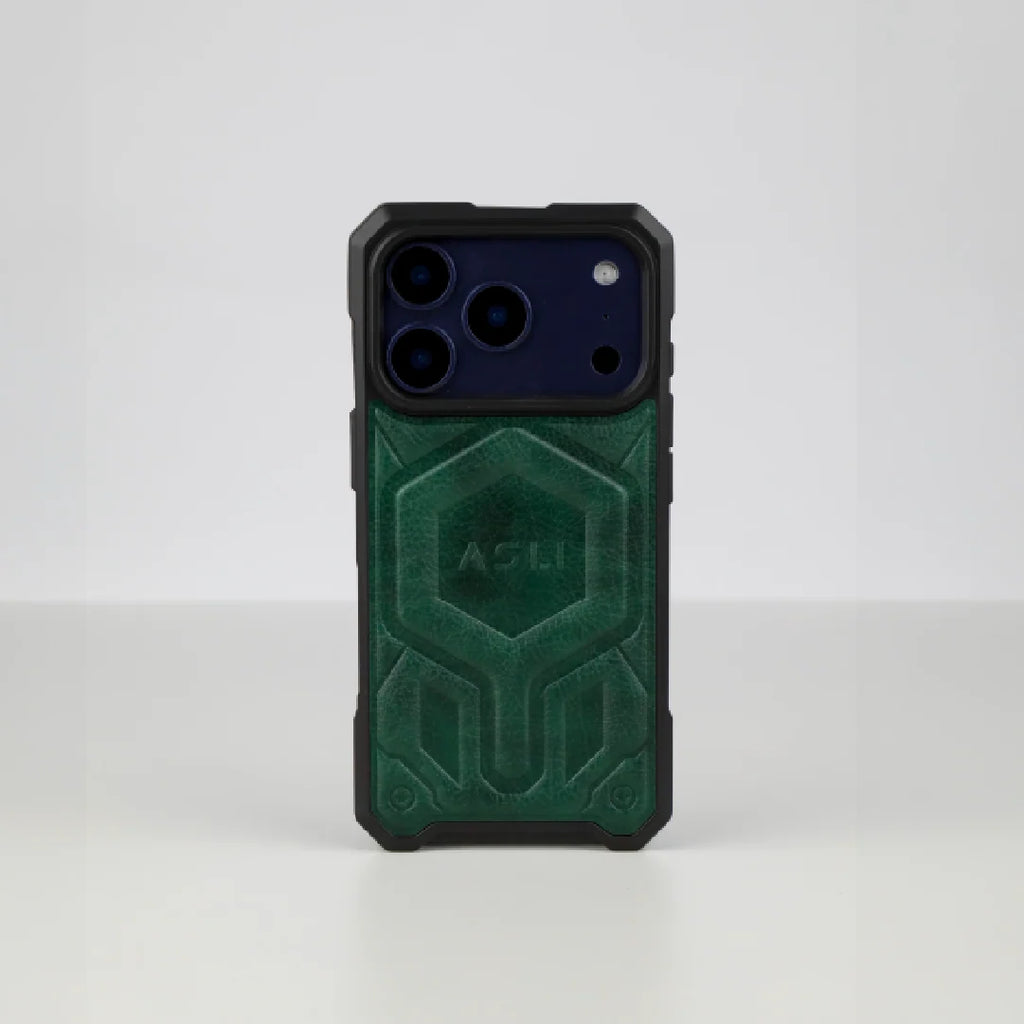 ASLI Leather Hybrid Premium Leather Case With Drop Protection And Heat Dissipation Case For 17 Pro