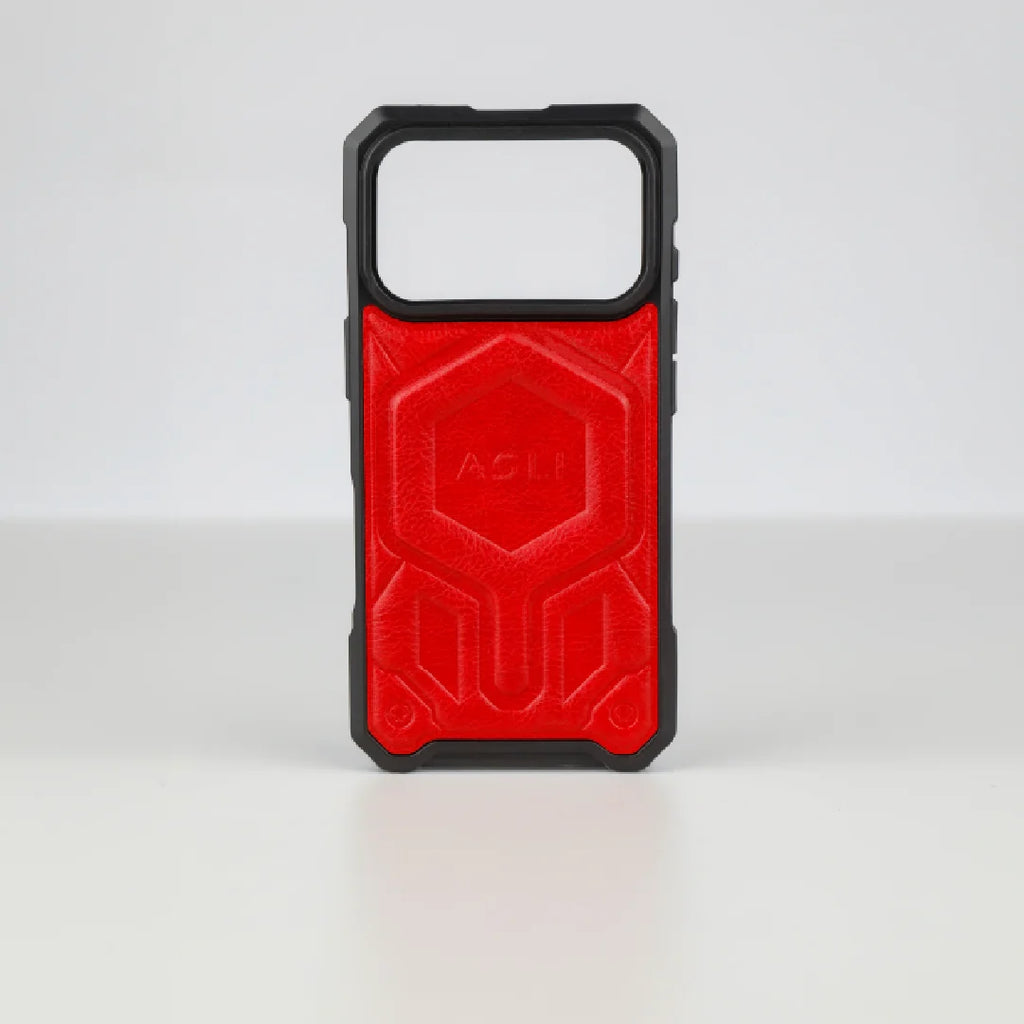 ASLI Leather Hybrid Premium Leather Case With Drop Protection And Heat Dissipation Case For 17 Pro