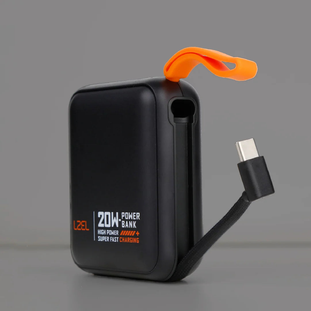 LZEL ZenoFlex Charge Mini 10000mAh PD Power Bank â€“ 20W Output / 18W Input