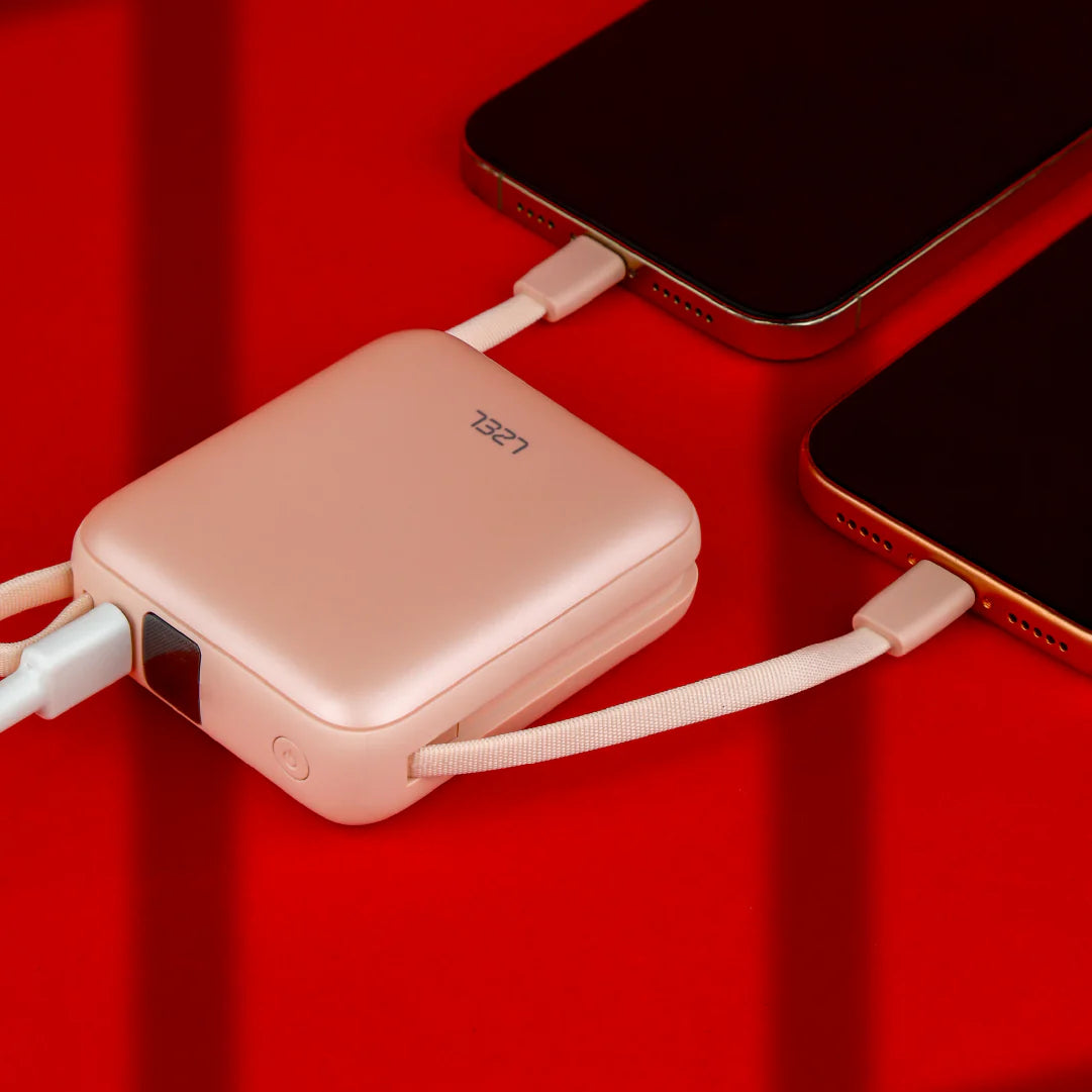 LZEL Neurode Sync Mini 10000Mah  Pd3.0 & Qc 3.0 | 22.5W | Built-In Type-C & Lighting Power Bank
