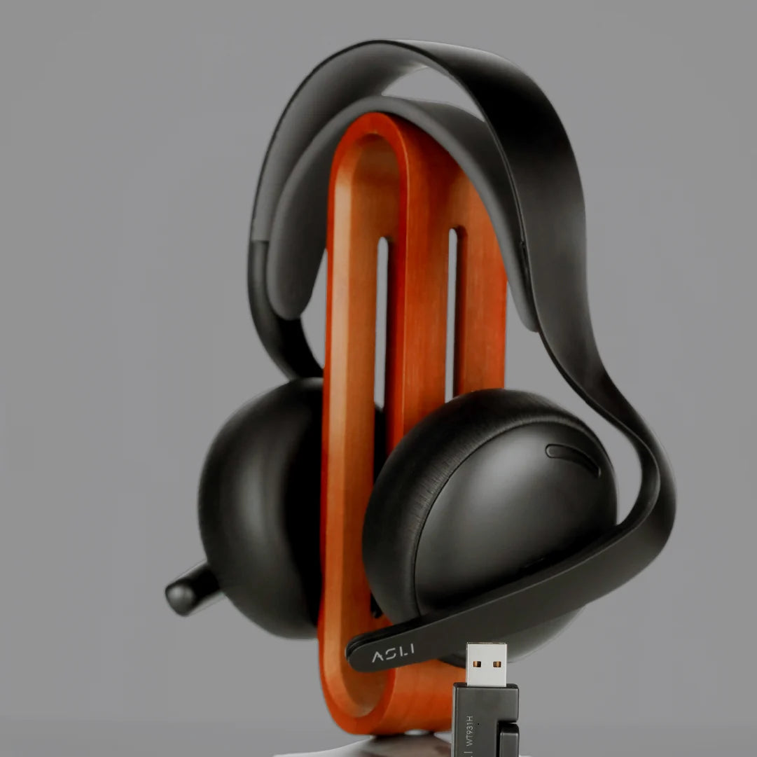 Asli Global Wavetune Series High-Performance 2.4G Wireless Tri-Mode Gaming Headset