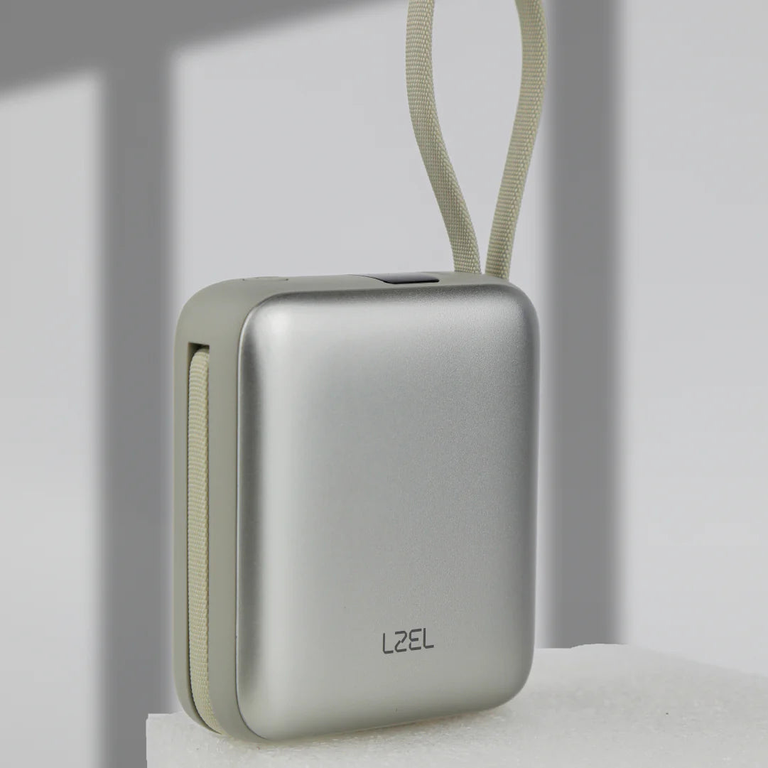 LZEL Neurode Sync Mini 10000Mah  Pd3.0 & Qc 3.0 | 22.5W | Built-In Type-C & Lighting Power Bank
