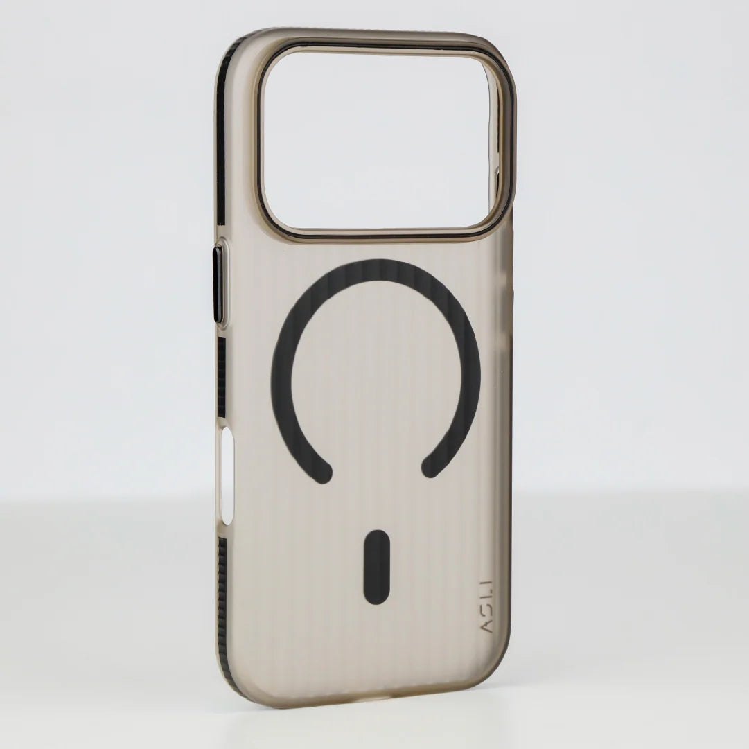 ASLI Corrugatedmag Wave Refined Magsafe Case With Enhanced Camera Protection Case For iPhone 17 Pro Max